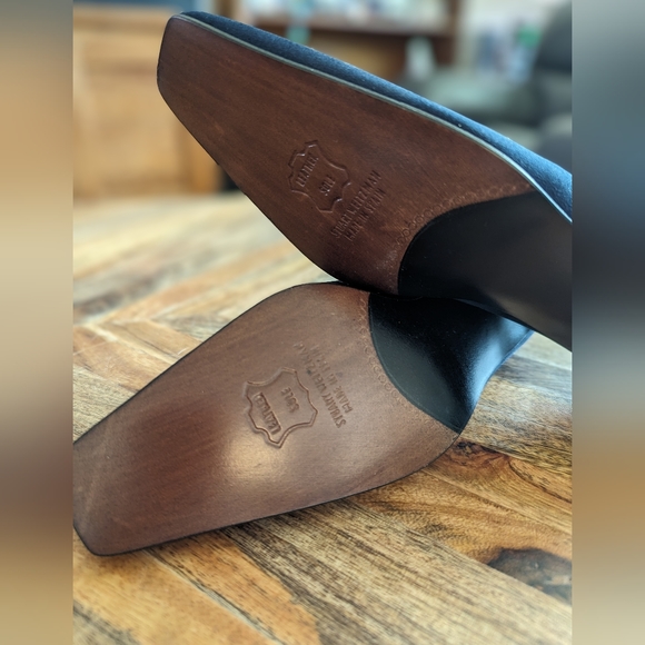 Stuart Weitzman Shoes Sz 6.5 Navy Blue NWOT - Picture 4 of 4